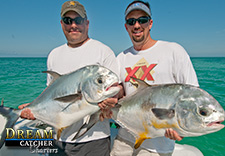 Two permit caught on the wrecks in the Marquesas Keys